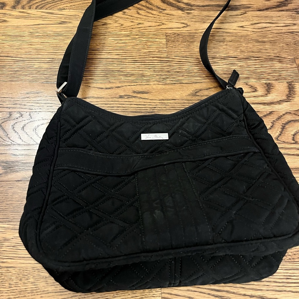 Vera Bradley Black Quilted Shoulder Bag